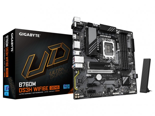PCIe 5.0対応のIntel B760チップセットMicroATXマザーボード、GIGABYTE