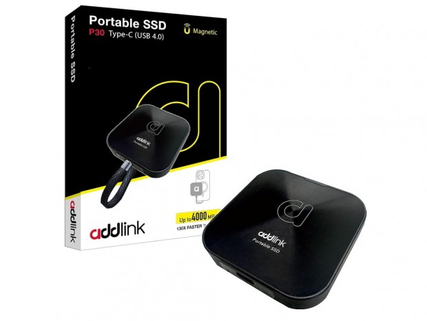 addlink、最大4,000MB/s転送のUSB4対応ポータブルSSD「addlink P30」