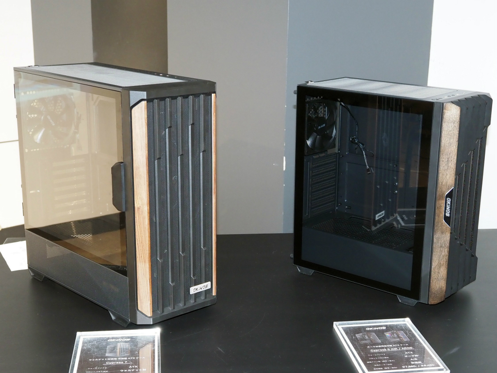 メディア向け内覧会) 新興メーカーOkinosが国内市場参入。天然木