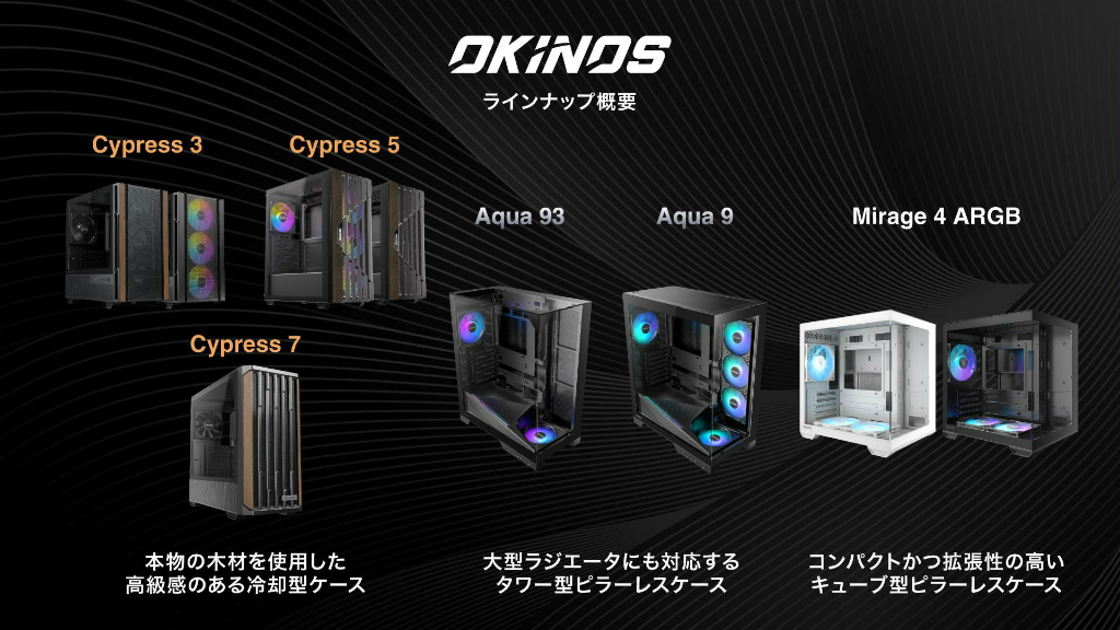 これで全てが分かる。Okinos「Mirage 4 ARGB」徹底解説 - エルミタージュ秋葉原