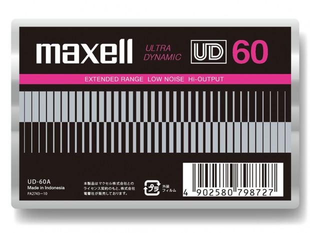 マクセル「UD」シリーズをオマージュしたカセットテープ「UD-60A」を