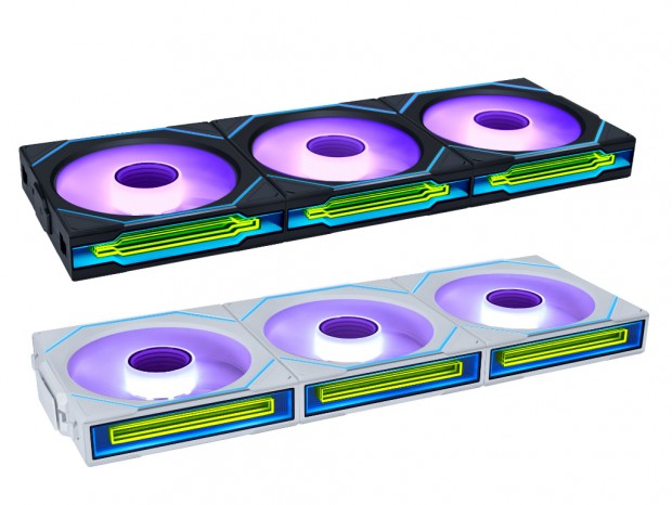 両サイドに異なるインフィニティミラーを搭載したワイヤレス連結ファンがLian Liから