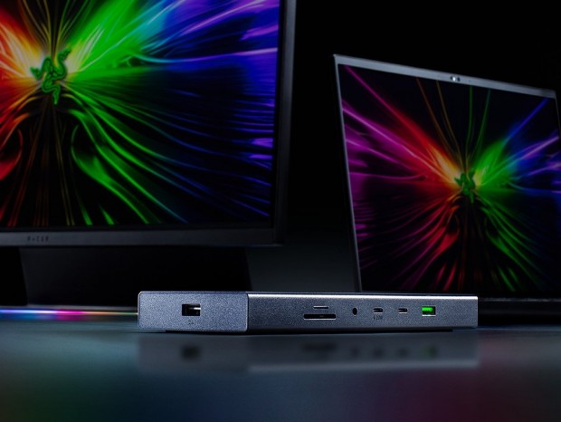 Razer、100W給電ポートや2画面出力など14ポートを備えた「Razer USB 4 Dock」など2製品