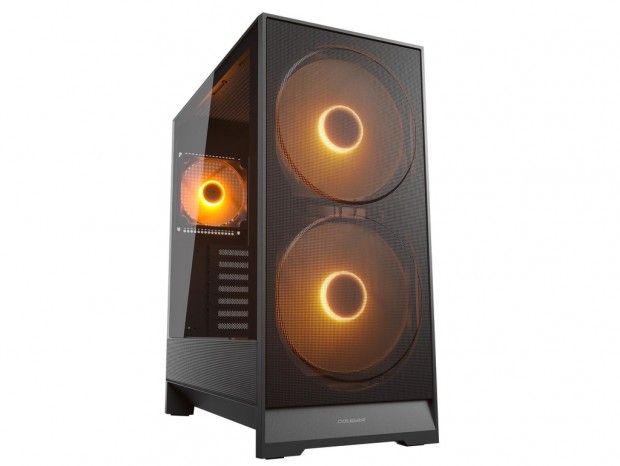 フロントデュアル180mmファンの大風量が自慢のミドルタワー、COUGAR「Airface 180」