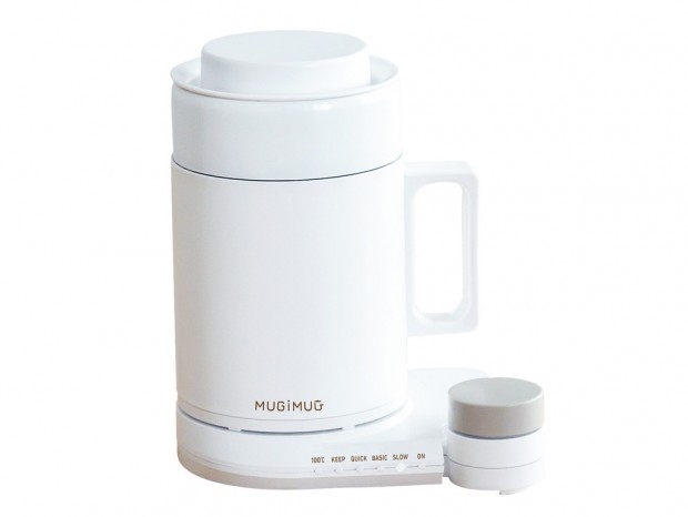 サンコー、約20分で炊きたて麦ごはんが出来上がるマグ型パーソナルむぎ炊飯器「MUGIMUG」