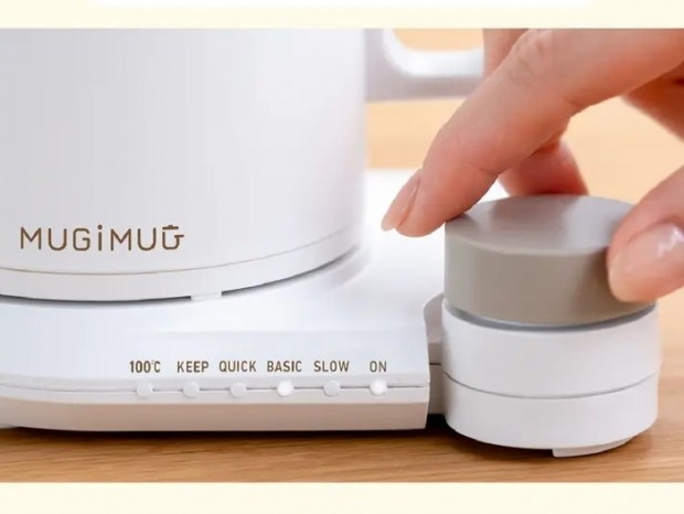 サンコー、約20分で炊きたて麦ごはんが出来上がるマグ型パーソナルむぎ炊飯器「MUGIMUG」