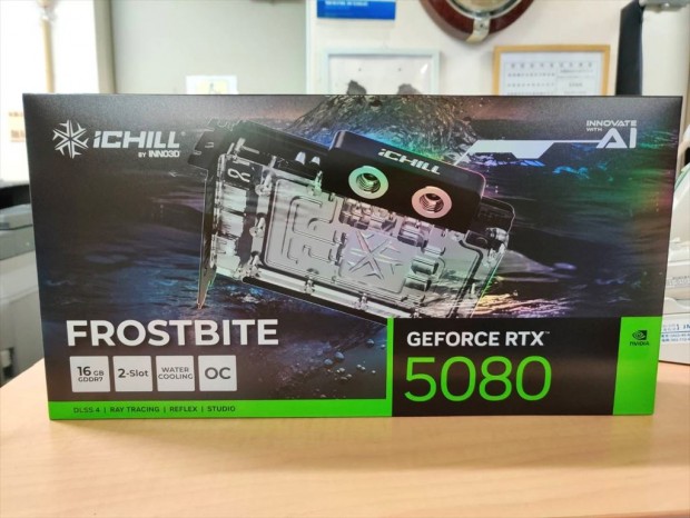 INNO3D GeForce RTX 5080 iCHILL FROSTBITE