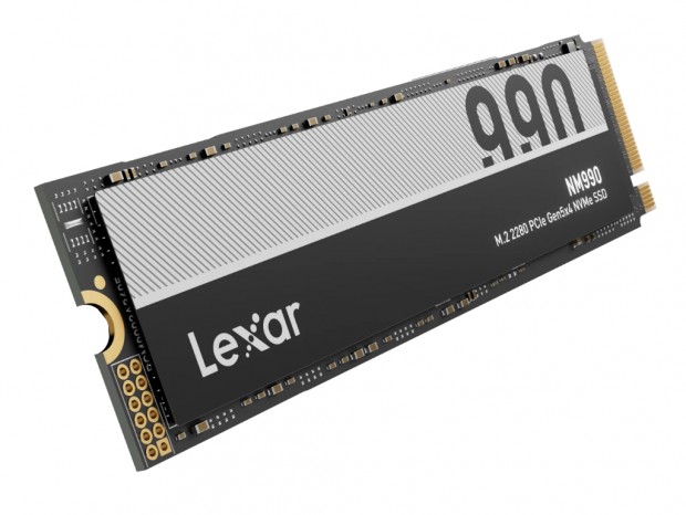 最大14,000MB/sのPCIe 5.0対応ハイエンドNVMe M.2 SSD、Lexar「NM990