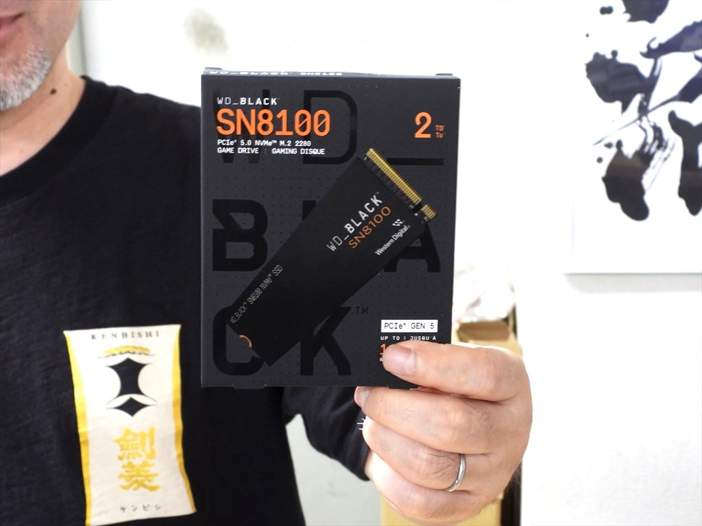 アキバ取材班)高速PCIe 5.0 SSD、最大14,900MB/sのサンディスク