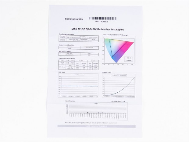 MAG 271QP QD-OLED X24テストレポート