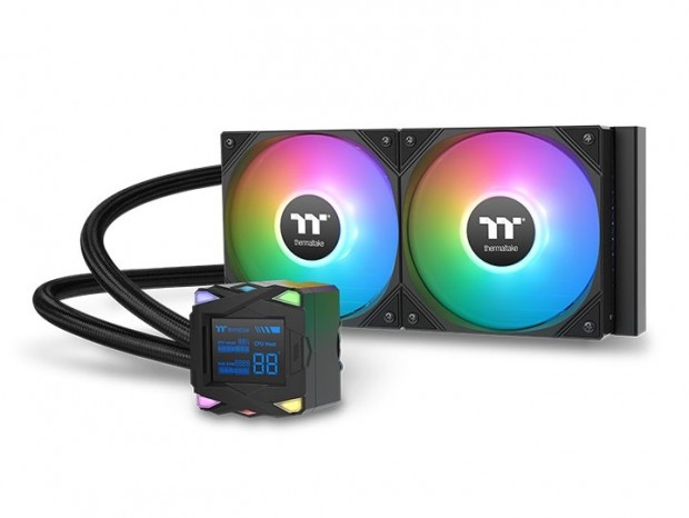 2.4型セグメントLCDを搭載するAIO水冷ユニット、Thermaltake「LA-S ARGB Sync」シリーズ