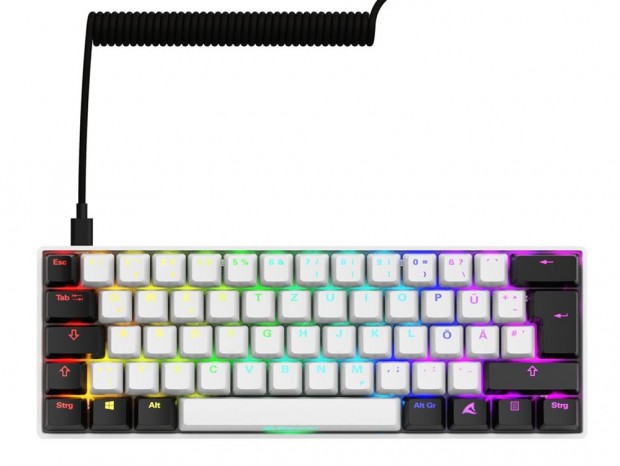 SHARKOON、ベアボーン版もラインナップする60％サイズキーボード「SKILLER SGK50 S4 Gen2」