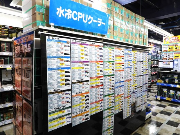 ツクモパソコン本店の売れ筋水冷ユニット