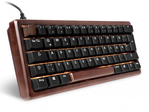 オシャレな木製フレーム採用キーボード、SHARKOON「SKILLER SGK50 Wood」シリーズ