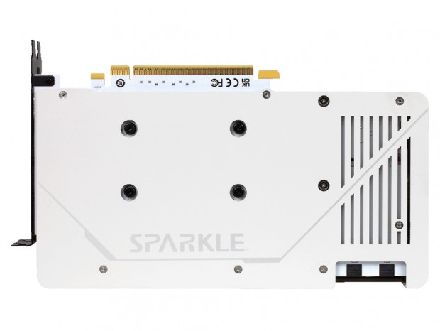 ホワイトカラーのデュアルファンクーラーを搭載するIntel Arc B580、SPARKLE「SB580RW-12GOC」