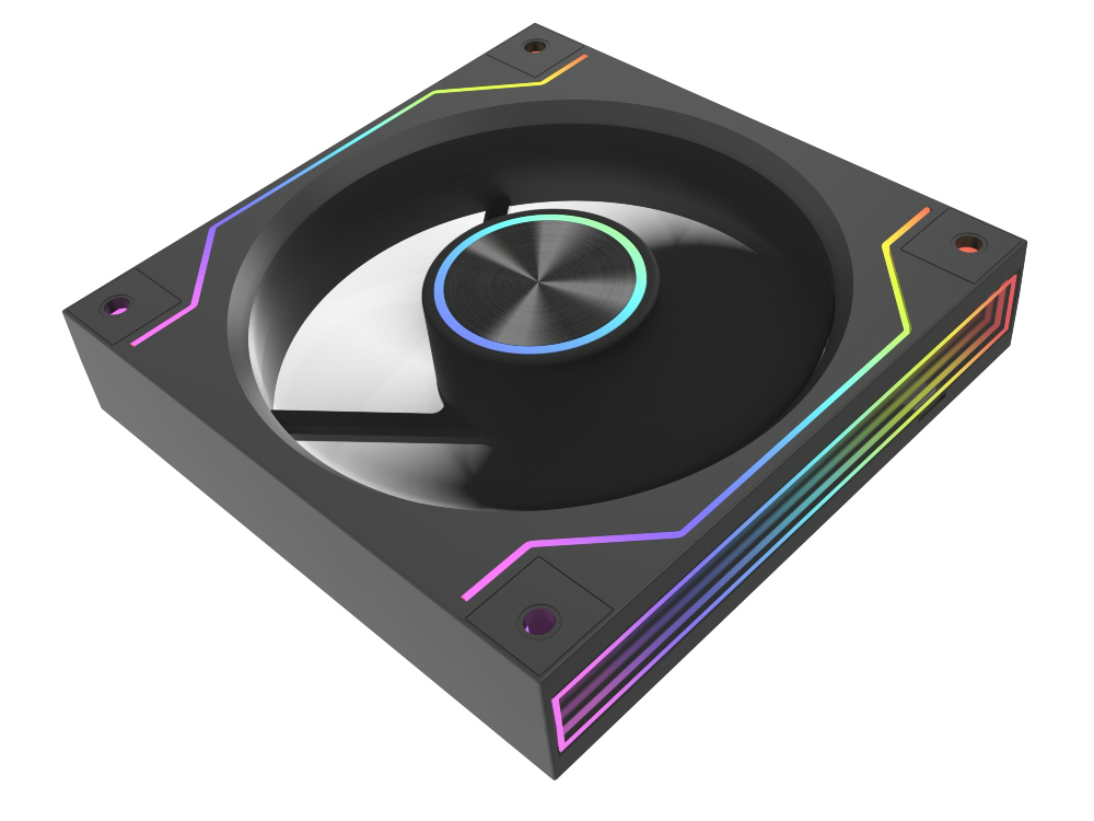 darkFlash、税込980円のインフィニティミラー搭載120mm ARGB LEDファン