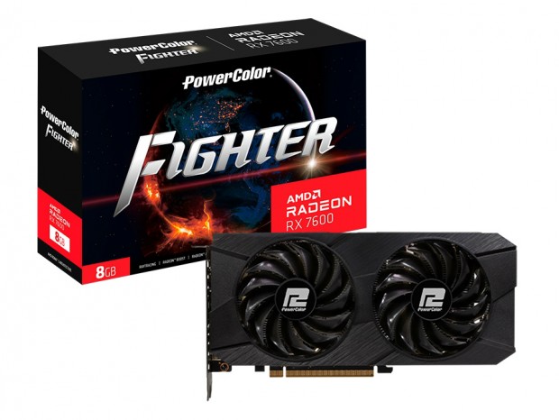 PowerColor「Fighter」シリーズからRadeon RX 7600のアップデートモデル発売開始