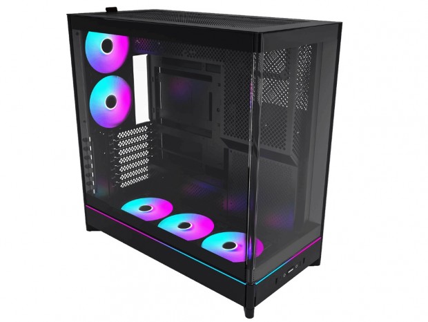 MONTECH、リバーシブルデザインのピラーレスPCケース「HS02 PRO」など計4モデル