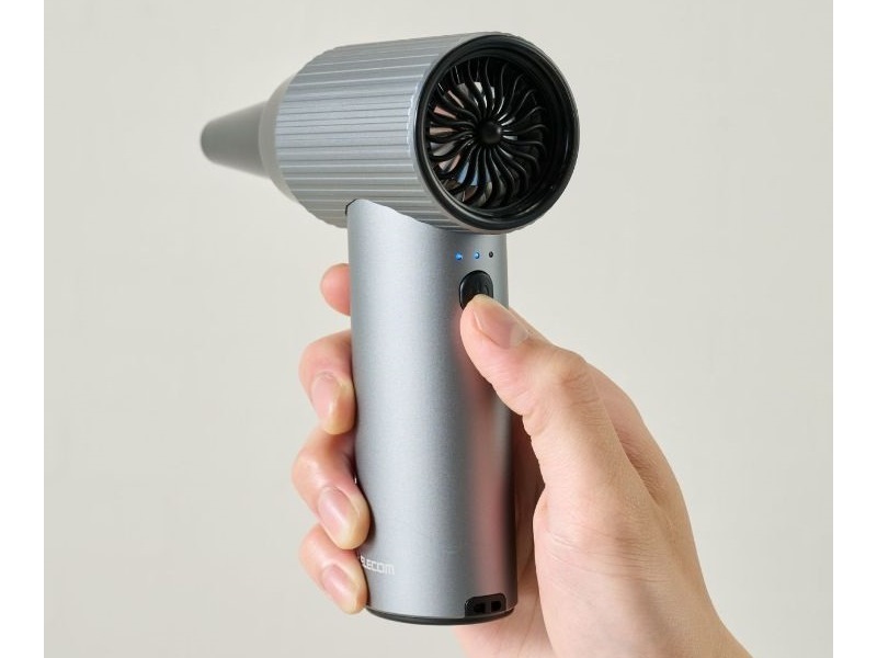 Smiling Shark 電動エアダスター J02,【アルミニウム合金製・超高風速