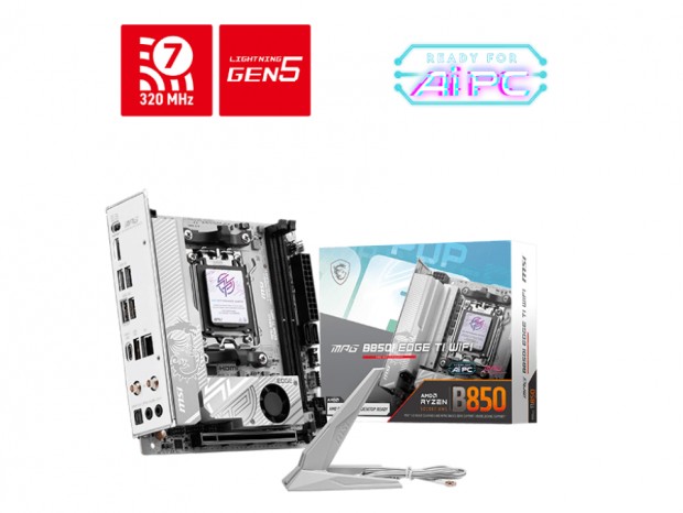 MSI、Mini-ITXや背面コネクタ対応などホワイト色のSocket AM5マザーボード計6種発売