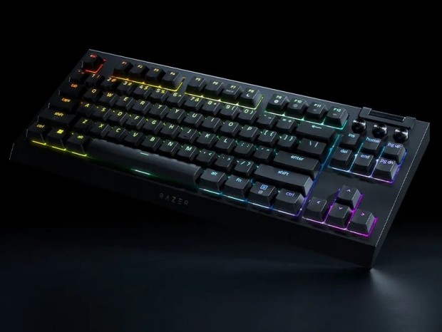 Razer、ホットスワップ対応＆最大980時間稼働の「BlackWidow V4 Tenkeyless HyperSpeed」