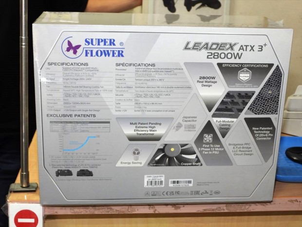 「LEADEX TITANIUM 2800W ATX3.1」パッケージ