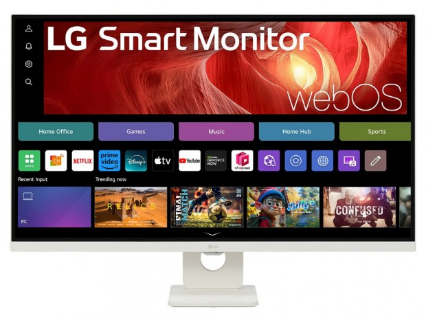 LG、独自webOSを搭載した31.5型4Kスマートディスプレイ「32U721SA-W