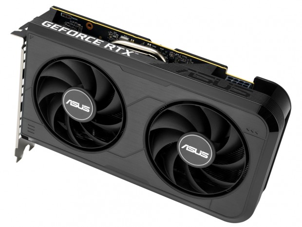 2スロット厚デュアルファンクーラーを搭載するASUS「Dual GeForce RTX 5050 8GB GDDR6 OC Edition」