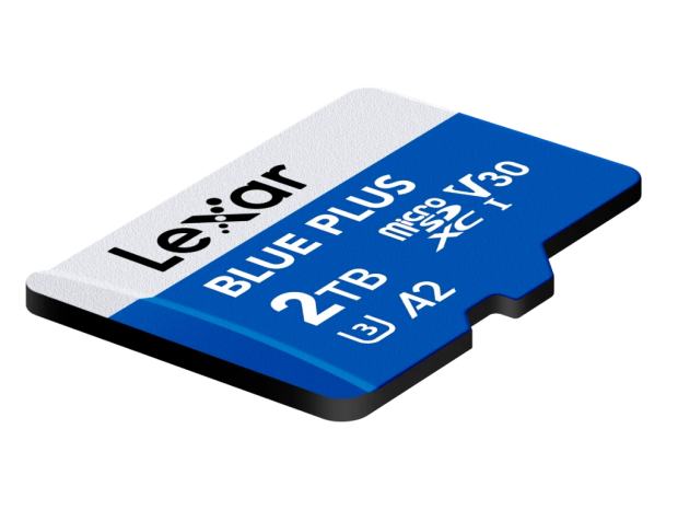Lexar、最大容量2TBのmicroSDXCカード「BLUE PLUS microSDXC UHS-I Card」