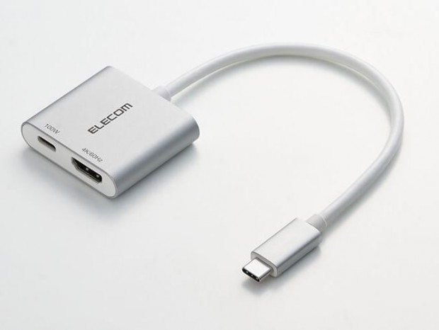 最大95Wの電力供給ができるUSB Type-C接続のHDMI変換アダプタ
