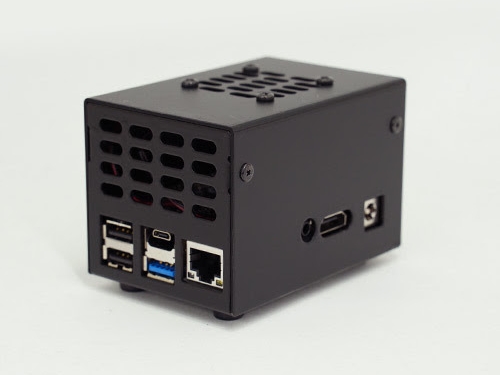 テックウインド、長尾製作所と共同開発した最新ファンレスSBC「Tinker Board 3S」用のフルメタルケース