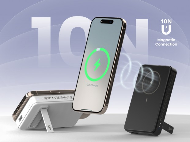 最大15Wのワイヤレス充電に対応するモバイルバッテリ、Silicon Power「WP10」