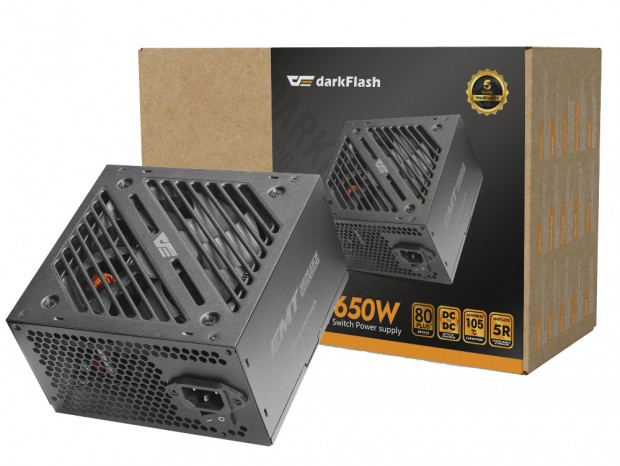 日本メーカー製105℃コンデンサ採用のBRONZE電源、darkFlash「EMT650