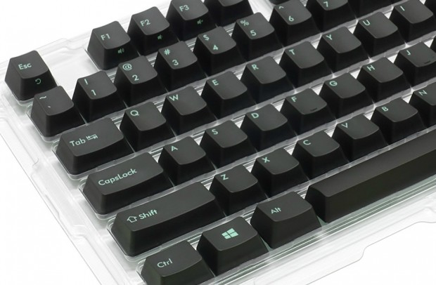 ダイヤテック、2色成形のPBT樹脂採用ワントーンキーキャップセット発売