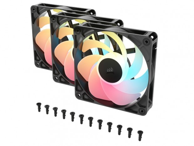 CORSAIR、リバースローター採用の120mm ARGB LEDファン「RS120-R ARGB」発売