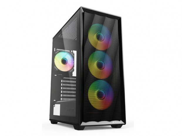 フロントメッシュと4基の120mmファンを搭載するミドルタワーPCケース、Sharkoon「VK4」