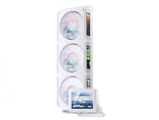 4基のLCDを搭載する360mmラジエーターAIO水冷ユニット、JONSBO「TF3-360SC」シリーズ18日発売