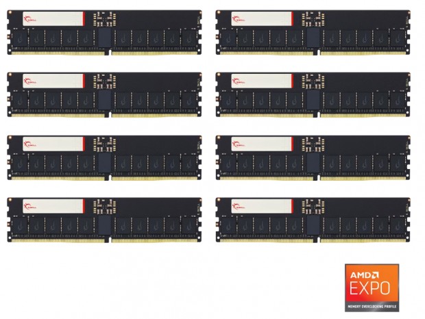 Ryzen Threadripper PRO向け512GB DDR5-6400 R-DIMMメモリキットがG.SKILLから