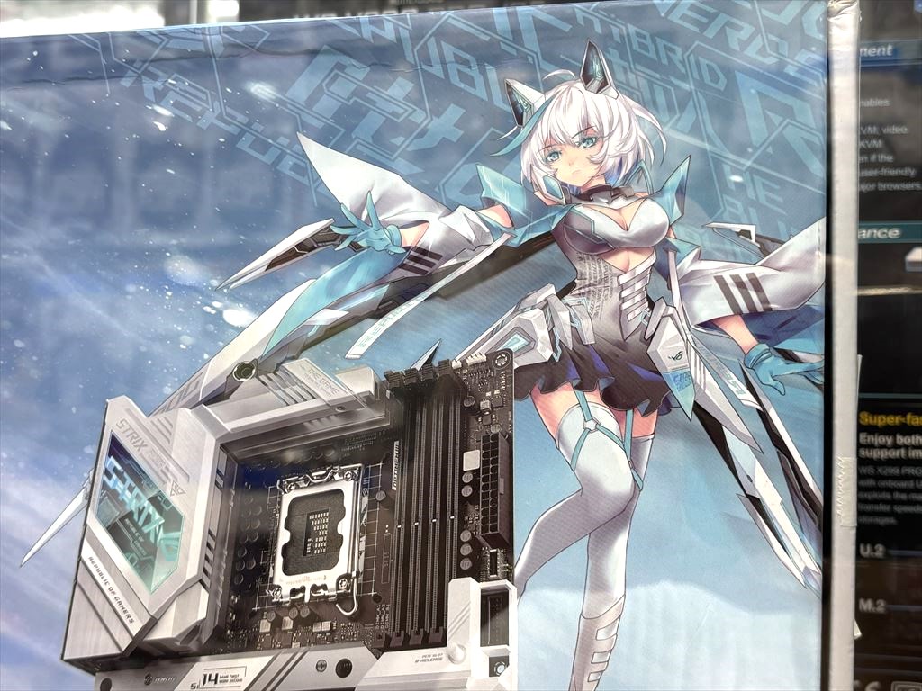 アキバ取材班) ASUS ROG中国限定美少女キャラ“吹雪”デザインの激レア