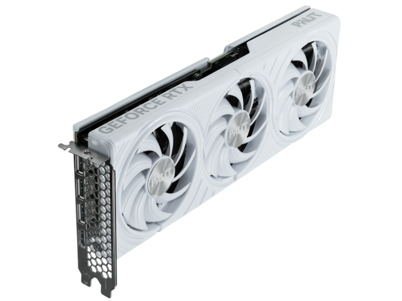 Palit RTX3070 8GB ホワイト塗装品 Palit、ホワイトクーラー採用の2スロット厚「GeForce RTX 50