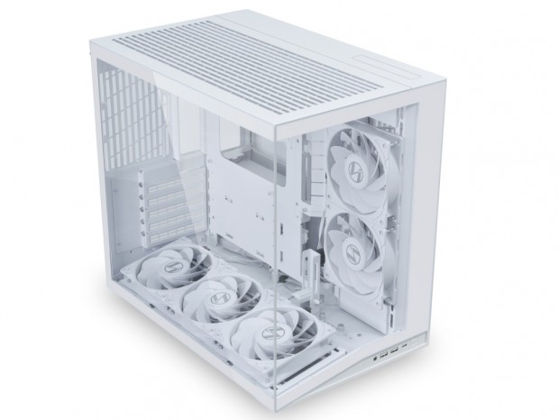 VGAの冷却性能を改善する傾斜ボトムデザイン採用ピラーレスPCケース