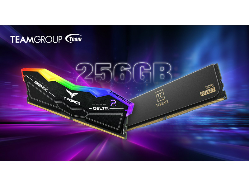 Team「T-FORCE/T-CREATE」シリーズから256GBの大容量DDR5メモリキット