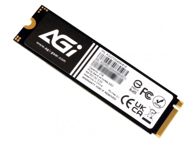 新鋭の実力派メーカーAGIの定番SSD、PCI 4.0最安級にして堅実な「AI818