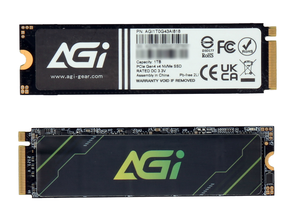 新鋭の実力派メーカーAGIの定番SSD、PCI 4.0最安級にして堅実な「AI818