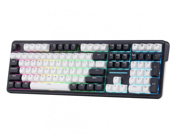 カスタムスイッチと5層フォーム採用、トライモード接続のメカニカルキーボードがRedragonから