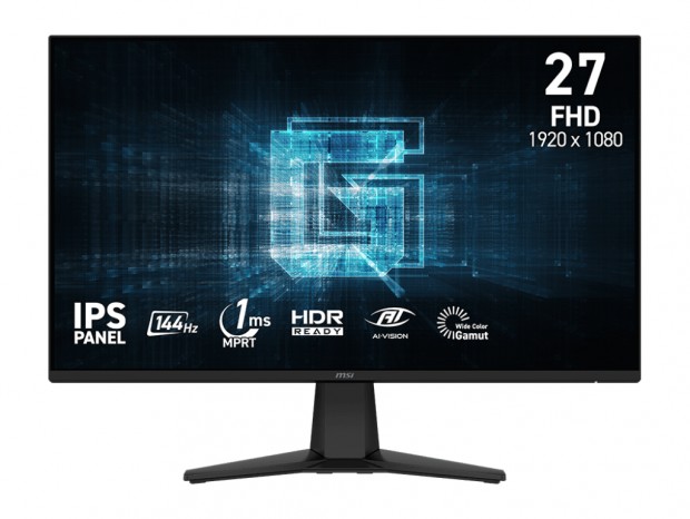 144Hz/1ms対応の27型エントリーゲーミング液晶、MSI「G275L E14」