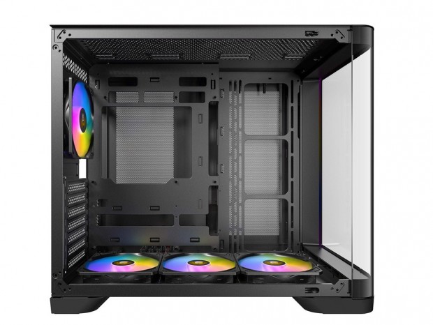 Antec、曲面パネルを採用したピラーレスのミドルタワー「C5 Curve ARGB」発売