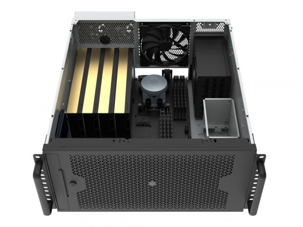 SilverStone、SSI-EEBマザーボードや膨大なドライブを搭載可能な5Uサーバーケース「RM53-502」