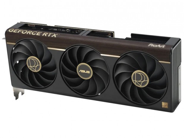 ASUS、木目調デザインのトリプルファンクーラーを搭載する「ProArt GeForce RTX 5080 16GB GDDR」