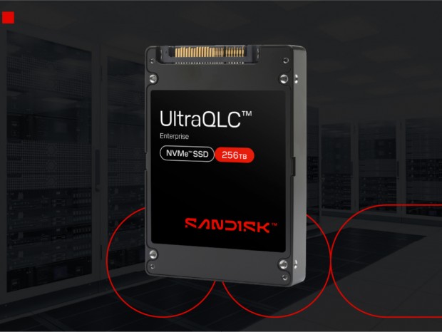 Sandisk、UltraQLCを採用する容量256TBのエンタープライズ向けNVMe SSD発表